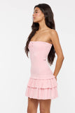 Smocked Layered Mini Drres