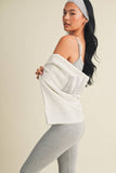 Amour Oversized Mock Neck Sweatshirt