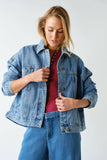 Boxy Denim Trucker Jacket