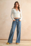 Lace Knit Cardigan- Cream