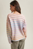 Rainbow Knit Sweater- (2 Colors)