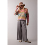 Rainbow Knit Sweater- (2 Colors)