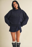 Après Oversized Mock Neck Sweatshirt (2 Colors)