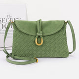 Woven Suede Crossbody bag