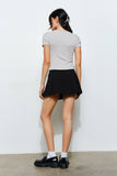 Ribbed T-Shirt Cardigan