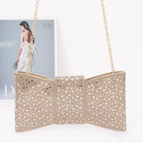 Rhinestone Party Bow Clutch