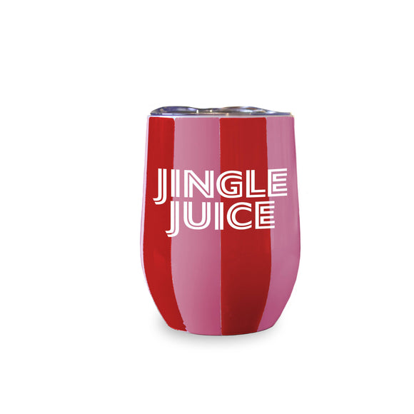 Insulated Wine Tumbler- Jingle Juice 