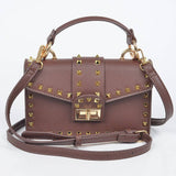 Studded Top Handle Clutch