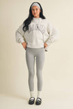 Amour Oversized Mock Neck Sweatshirt