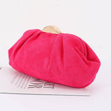 Faux Suede Party Clutch
