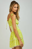 Floral Corset. Mini Dress