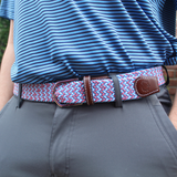 The Van Buren Woven Elastic Stretch Belt