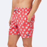 Starfish Swim Shorts Rose & Blue - Mens