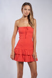 Smocked Layered Mini Drres