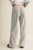 Striped Jersey Stretch Wide Leg Pants (2 Colors)