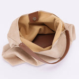 Faux Suede Bindle BAg w/ Pouch