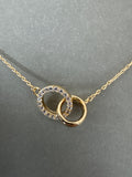 Infinity Rings Necklace