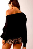 One Shoulder Knit Sweater