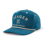 Branded Snapback Hat- Navy