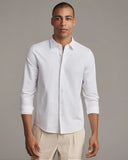 Rhone Mens Brezza Linen-Blend Shirt