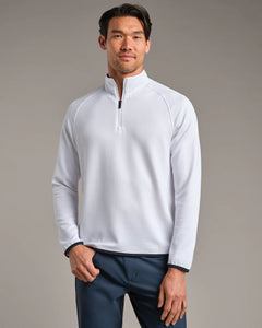Rhone Founders Golf 1/4Zip- White