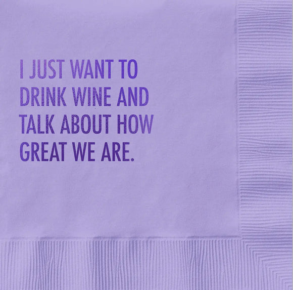 Drink Wine Cocktail Napkin