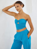 Twist Crop Top- 5 COLORS