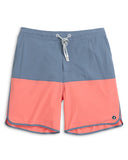 Johnnie-O Men's Half Elastic 7" Swim Trunks
