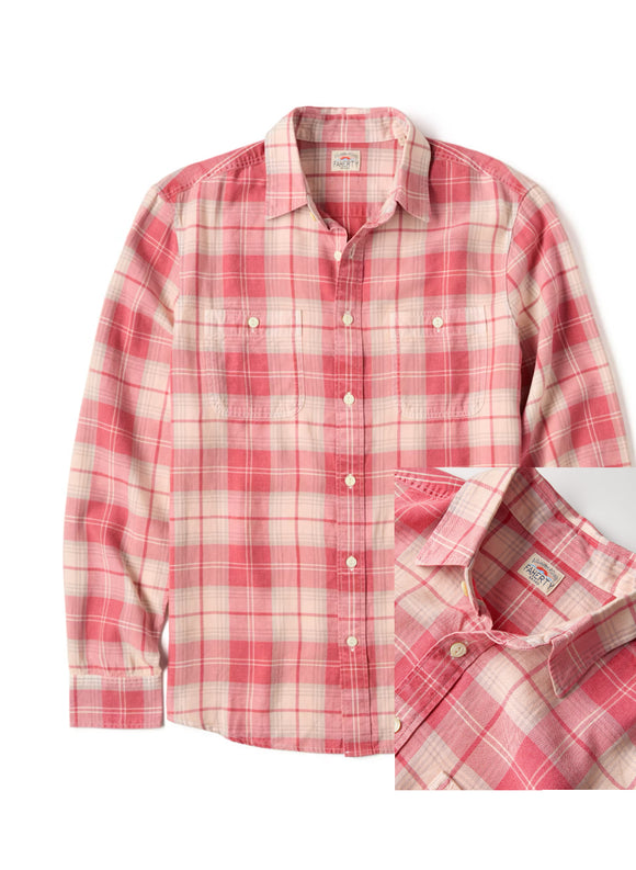 Faherty Tried and True Workshirt- Carnation Field Plaid