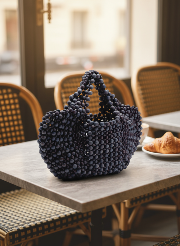Aranaz Lagrina Luxury Handbag- Cobalt- Large