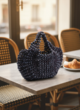 Aranaz Lagrina Luxury Handbag- Cobalt- Large
