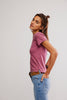 Free People NOVA TEE / CRUSHED BERRY