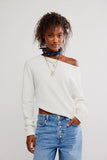 Free People JESS LONG SLEEVE / CLEAN IVORY