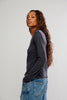 Free People NOVA TEE LS / BLACK