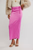 Free People ROSETTO COLUMN SKIRT / SUPER PINK