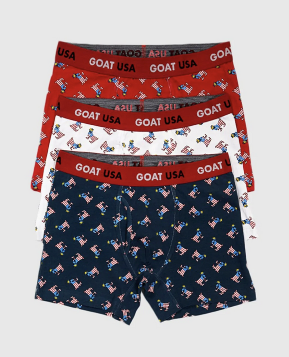 Goat Freedom Boxer Briefs (3x)