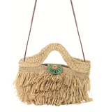 Raffia Bag- Orange