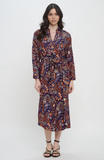 Shirt Dress- Twilight Ikat