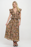 Long Skirt- Autumn Leaves