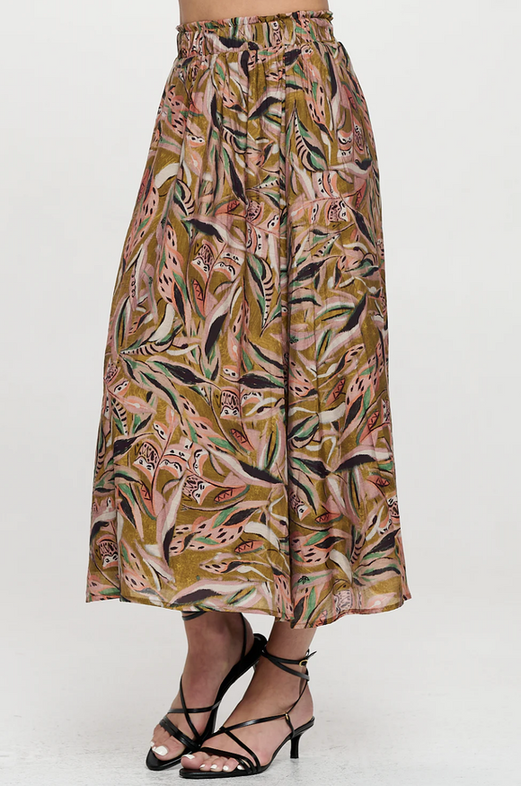 Long Skirt- Autumn Leaves