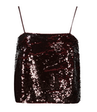 Sequin Cami- Scarlet
