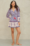 M.A.B.E Della Print Long Sleeve Sundress