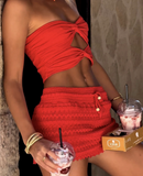 Crochet Skirt w Shorts Underneath- 5 COLORS