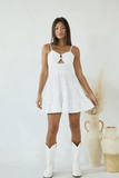Short Dress with Coconut Ring - 4 COLORS