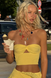 Twist Crop Top- 6 COLORS
