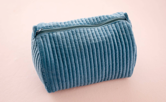 Velvet Cosmetic Pouch (3 Colors)