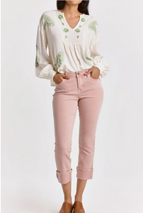 Dear John Jeans - Blaire Cuffed (Blush)