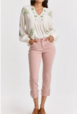 Dear John Jeans - Blaire Cuffed (Blush)