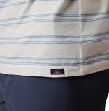 Faherty Sunwashed Tee - Clear Sky Stripe
