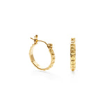 Small Vintage Beaded Hoops